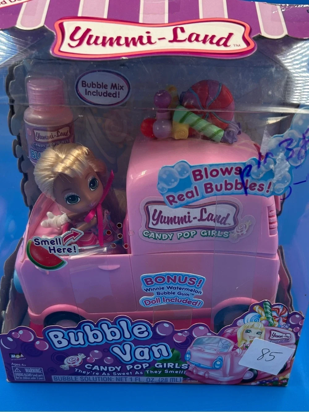 Yummi Land Candy Pop Girls Bubble Van NIB MGA Vintage 2000s Scented Doll Playset